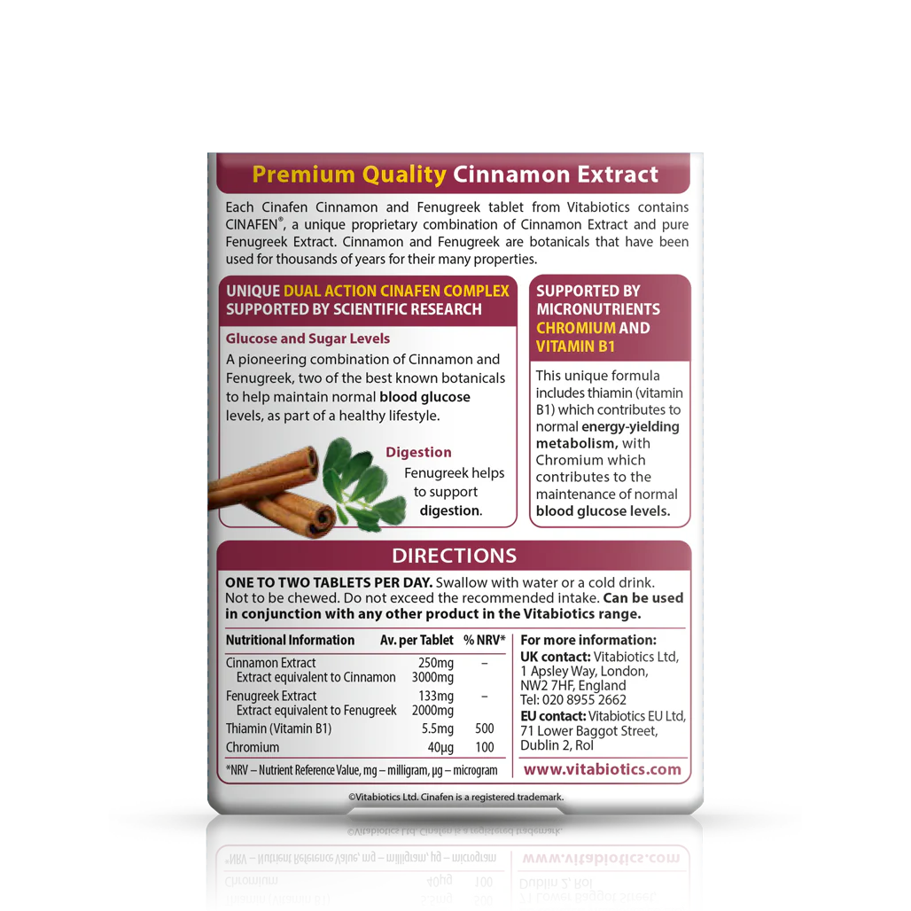 Cinafen Cinnamon and Fenugreek - Image 3